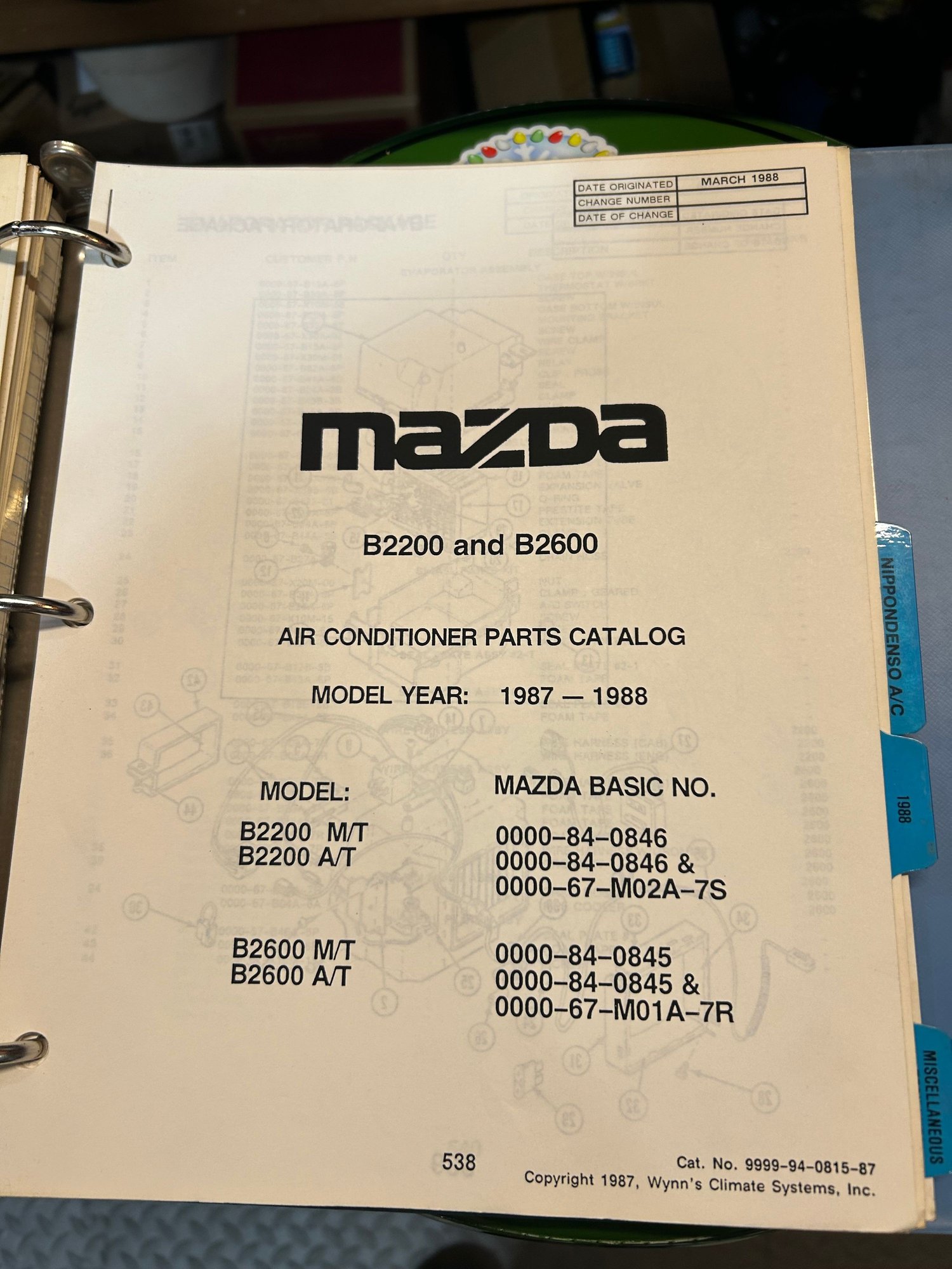 Miscellaneous - Mazda Dealer rx7 tech binder - Used - 0  All Models - West Chester, PA PA, United States