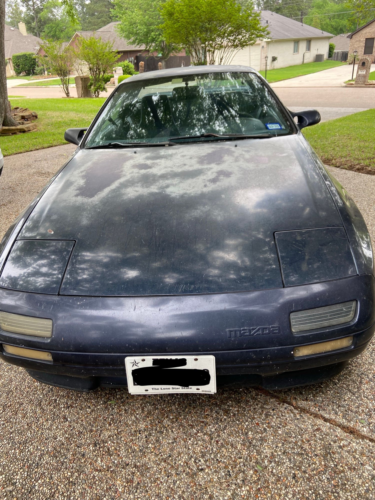 1991 Mazda RX-7 - 1991 RX7 for sale - Used - VIN JM1FC3319M090625 - 254,122 Miles - 6 cyl - 2WD - Manual - Coupe - Blue - Montgomery, TX 77356, United States