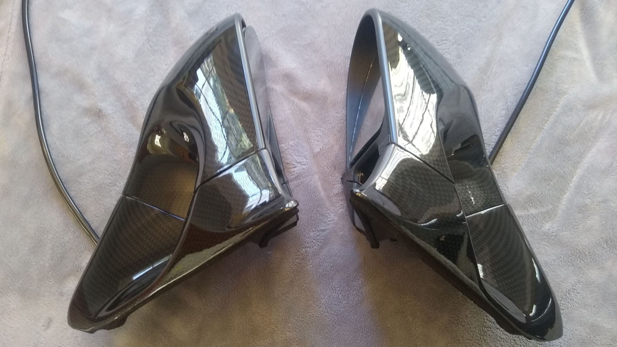 Exterior Body Parts - Ganador Mirrors for FD, Carbon Fiber Look, Very Nice Condition - Used - 1993 to 2002 Mazda RX-7 - Dawsonville, GA 30534, United States