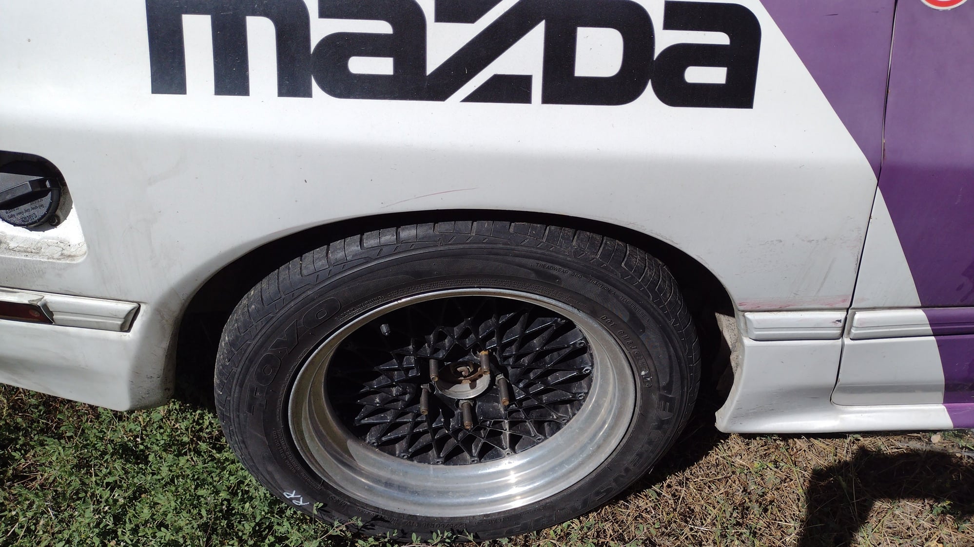 Wheels and Tires/Axles - OLD SCHOOL MESH 16x7 5x114.3 ALUMINUM WHEELS (SET OF 5) - Used - 1986 to 1992 Mazda RX-7 - Del Mar, CA 92014, United States