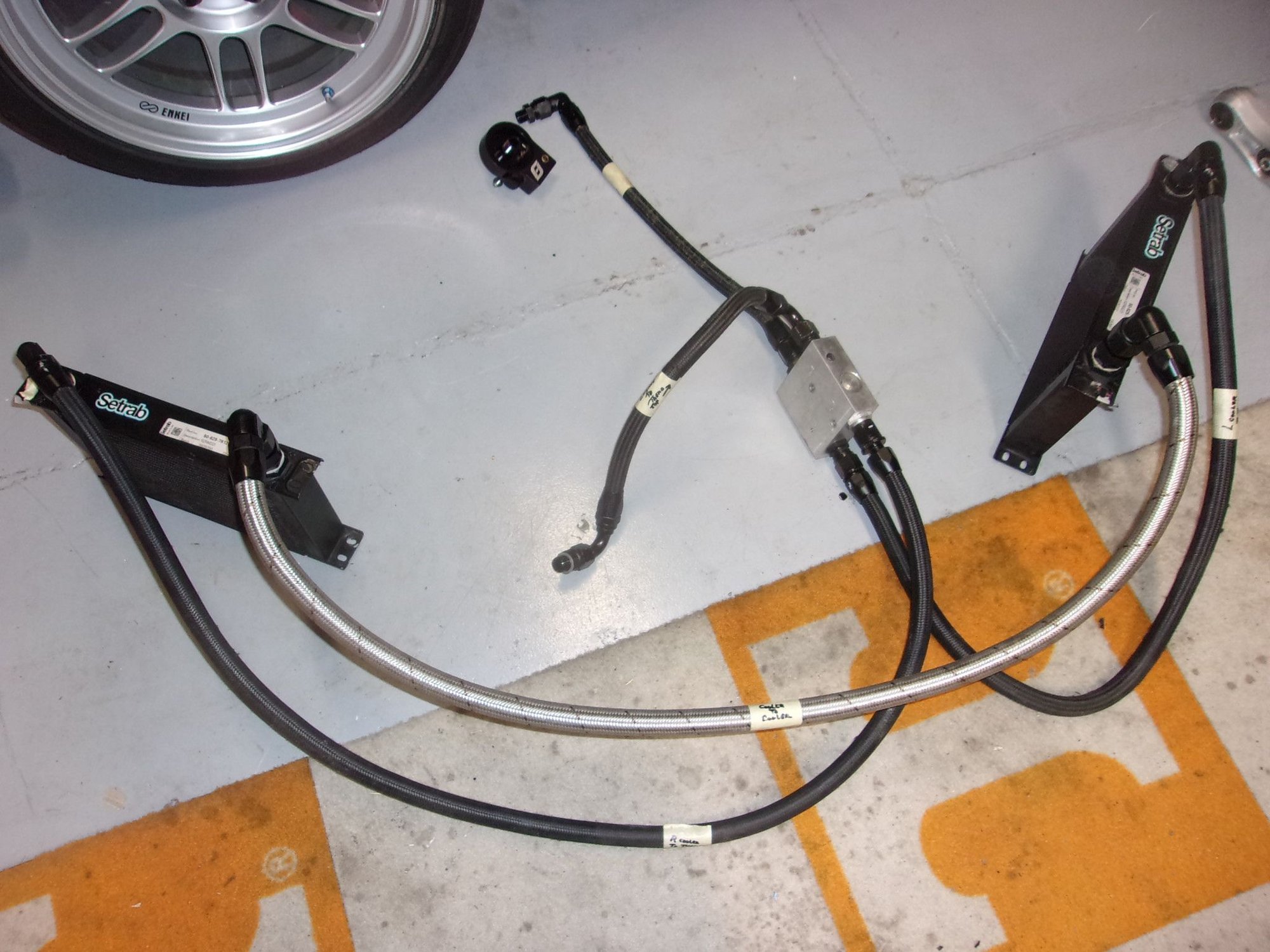 Engine - Internals - SBG Competition Dual Oil Cooler System - Used - 1993 to 2002 Mazda RX-7 - Murfreesboro, TN 37130, United States