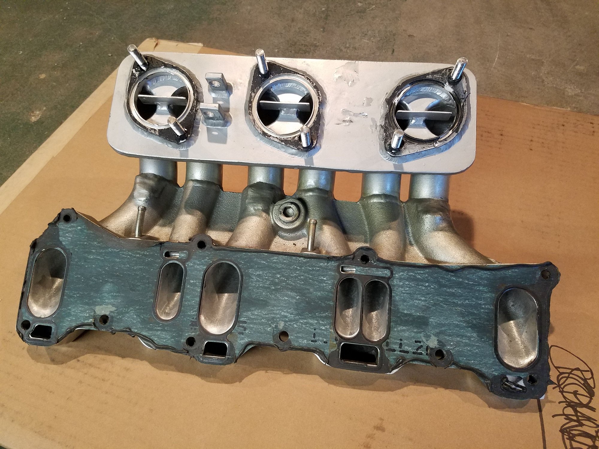 Engine - Intake/Fuel - *Custom* N/A 20B Intake Manifold, *Custom* LS1 Coils Kit; GM TPS; 20B Engine Harness - Used - 1993 to 1999 Mazda RX-7 - Chicago, IL 60630, United States