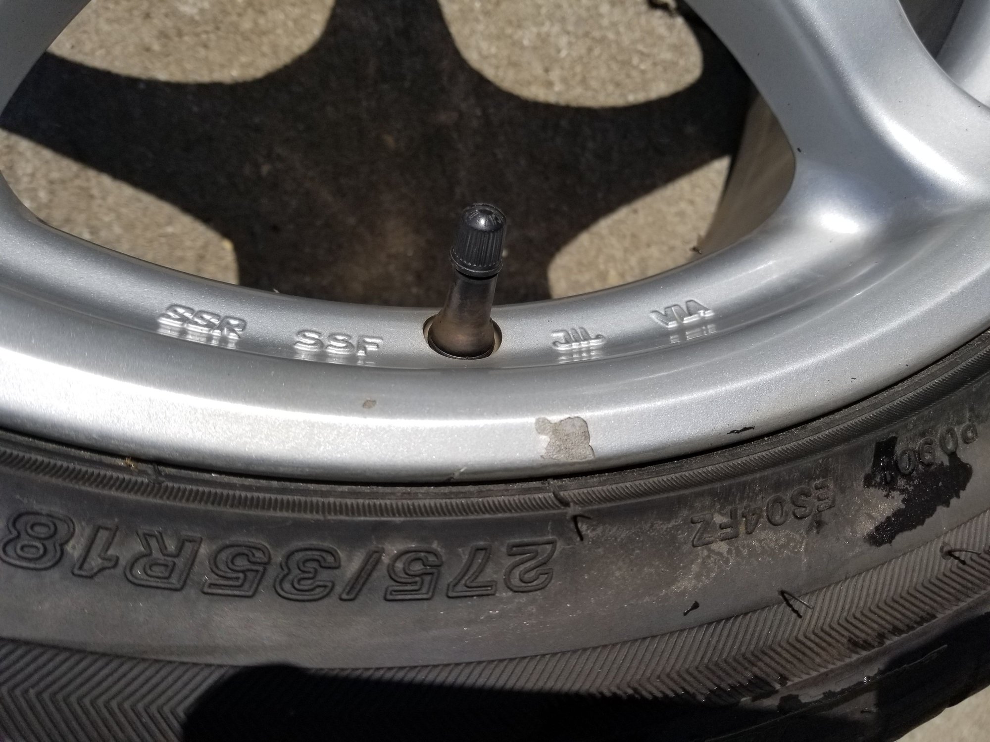 Wheels and Tires/Axles - SSR integral wheels 17x8F 18x9R w/ new Bridgestone Potenza S04 tires - Used - Morristown, TN 37814, United States