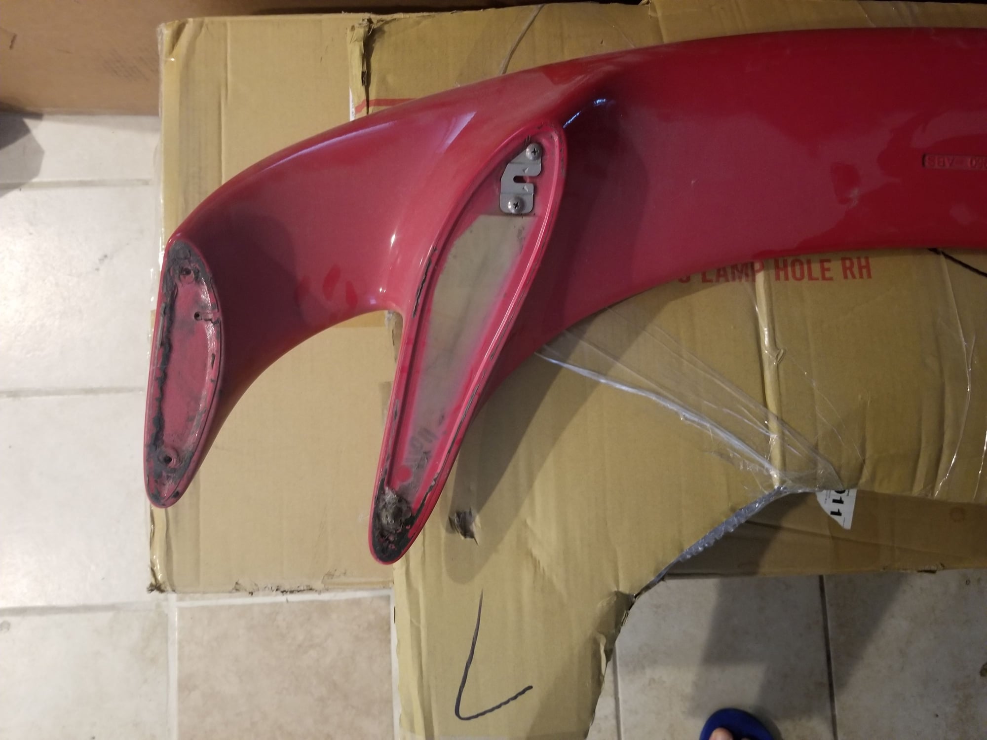 Exterior Body Parts - Fd rx-7 rear red oem wing - Used - 1993 Mazda RX-7 - Staten Island, NY 10314, United States
