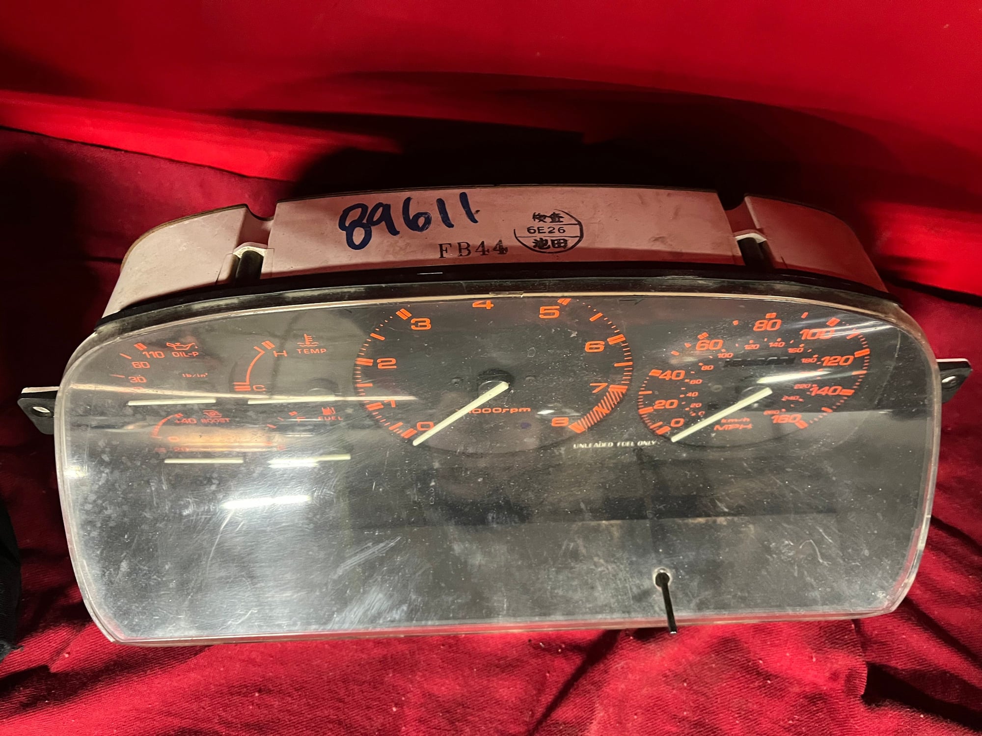 Interior/Upholstery - 1986-1988 RX7 FC S4 Speedometer Gauge Cluster - Used - 1986 to 1988 Mazda RX-7 - Flagstaff, AZ 86001, United States