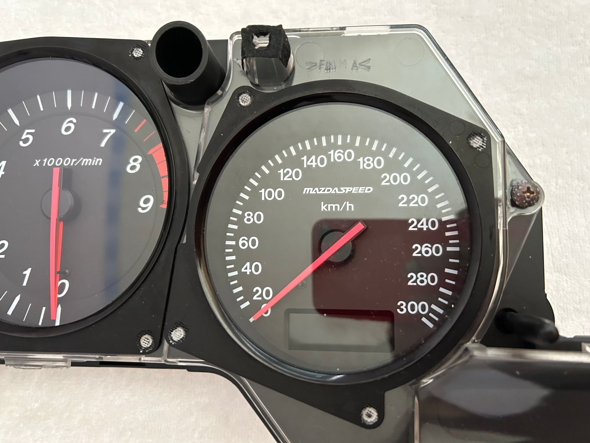Interior/Upholstery - OEM 1999 Instrument Cluster w/ Mazdaspeed Speedometer - Used - 1992 to 2002 Mazda RX-7 - London HA27DY, United Kingdom