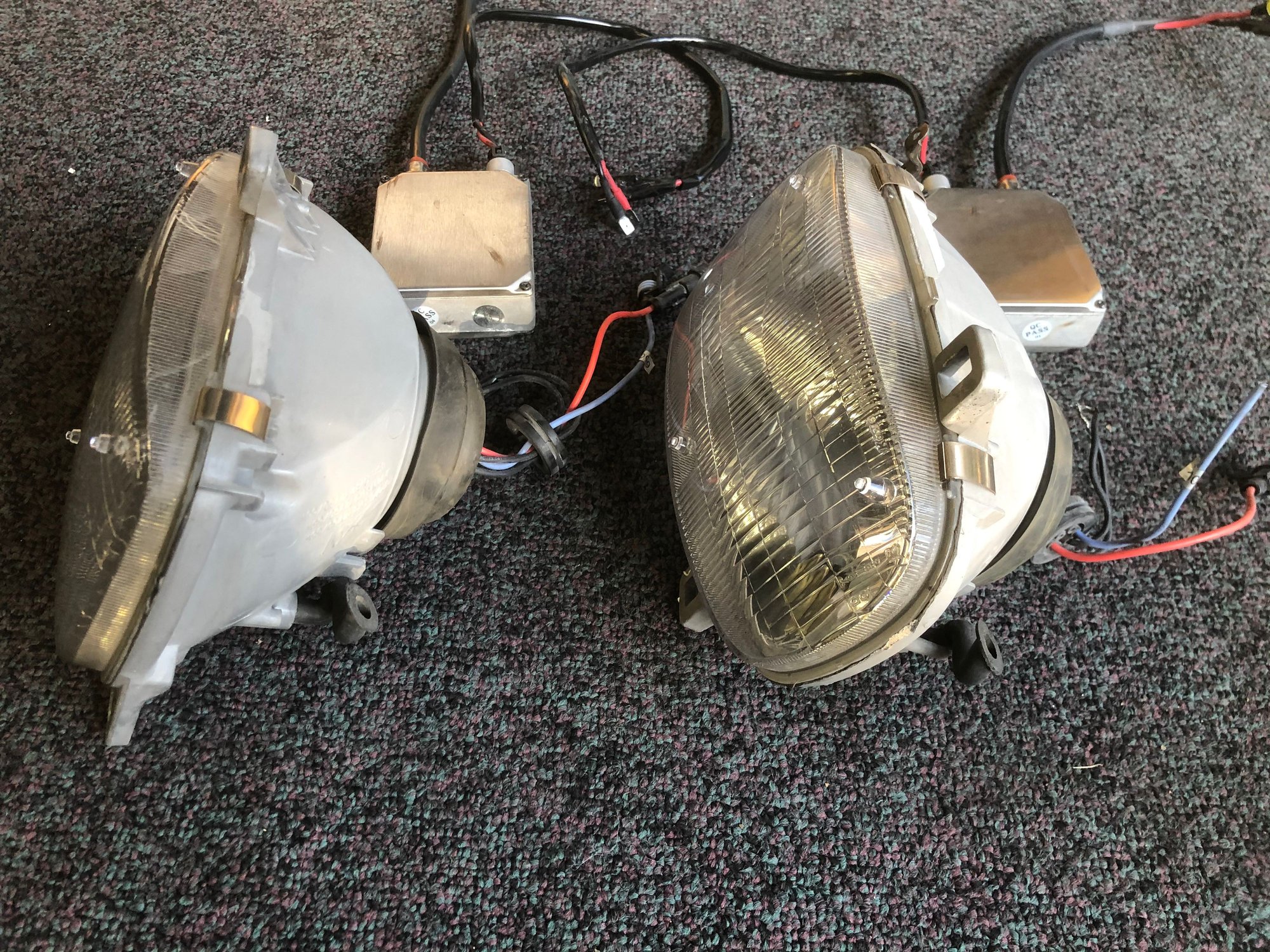 Lights - '93 Mazda RX7 Headlights with HID Bulbs and Ballasts - Used - 1993 to 1995 Mazda RX-7 - San Jose, CA 95129, United States