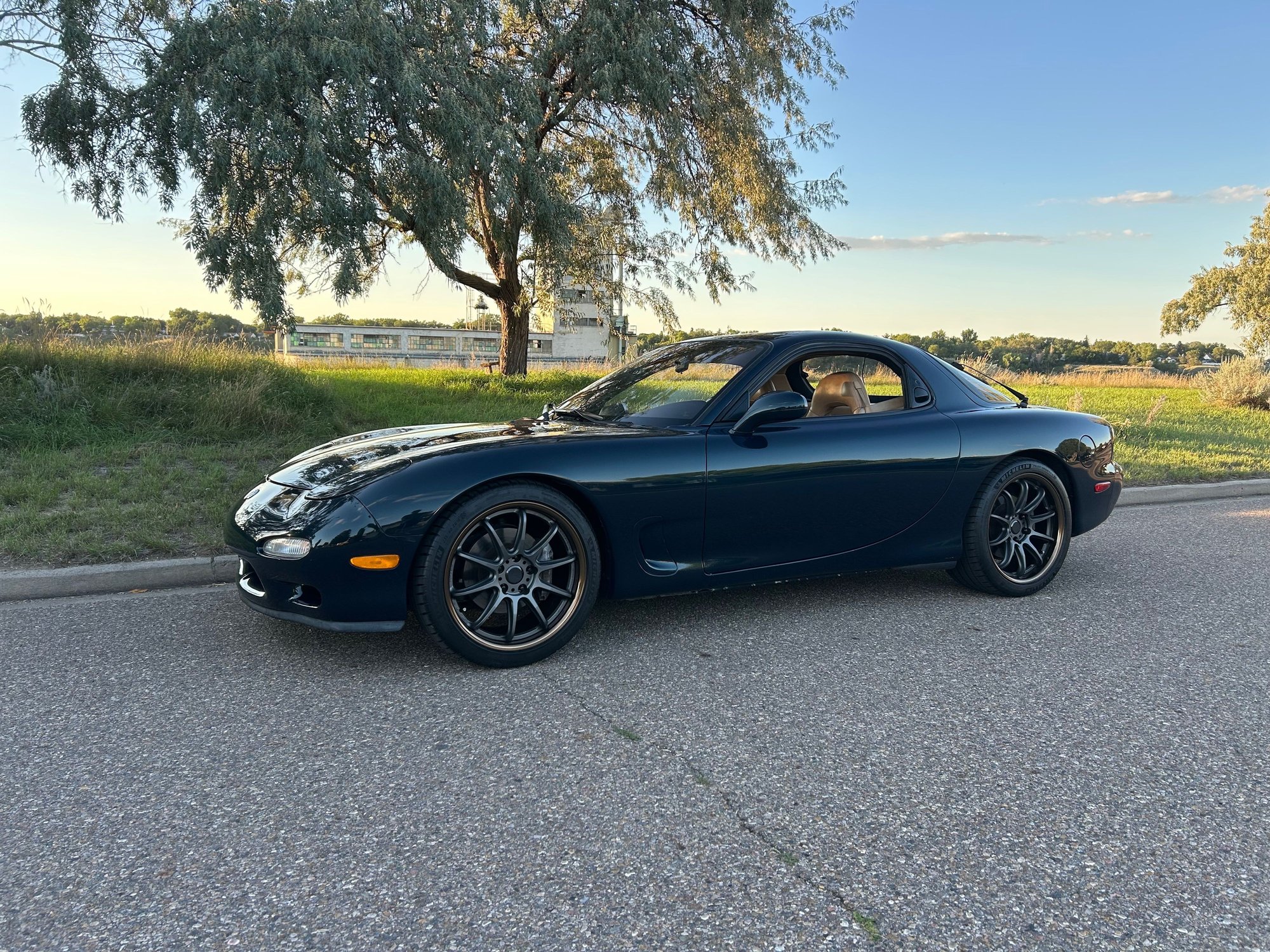 1993 Mazda RX-7 - 1993 RX-7 Manual Montego Blue Touring - Factory repaint, fresh street port rotary - Used - VIN JM1FD3318P0203166 - 83,000 Miles - Other - 2WD - Manual - Coupe - Blue - Calgary, AB T1B4C3, Canada