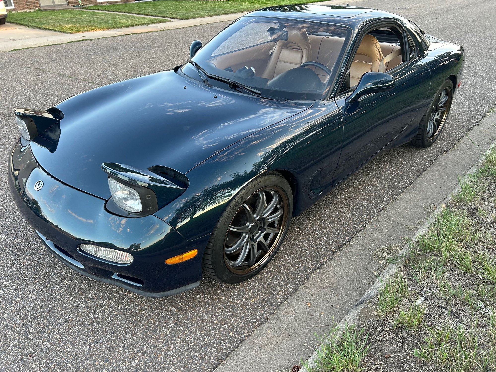 1993 Mazda RX-7 - 1993 RX-7 Manual Montego Blue Touring - Factory repaint, fresh street port rotary - Used - VIN JM1FD3318P0203166 - 83,000 Miles - Other - 2WD - Manual - Coupe - Blue - Calgary, AB T1B4C3, Canada