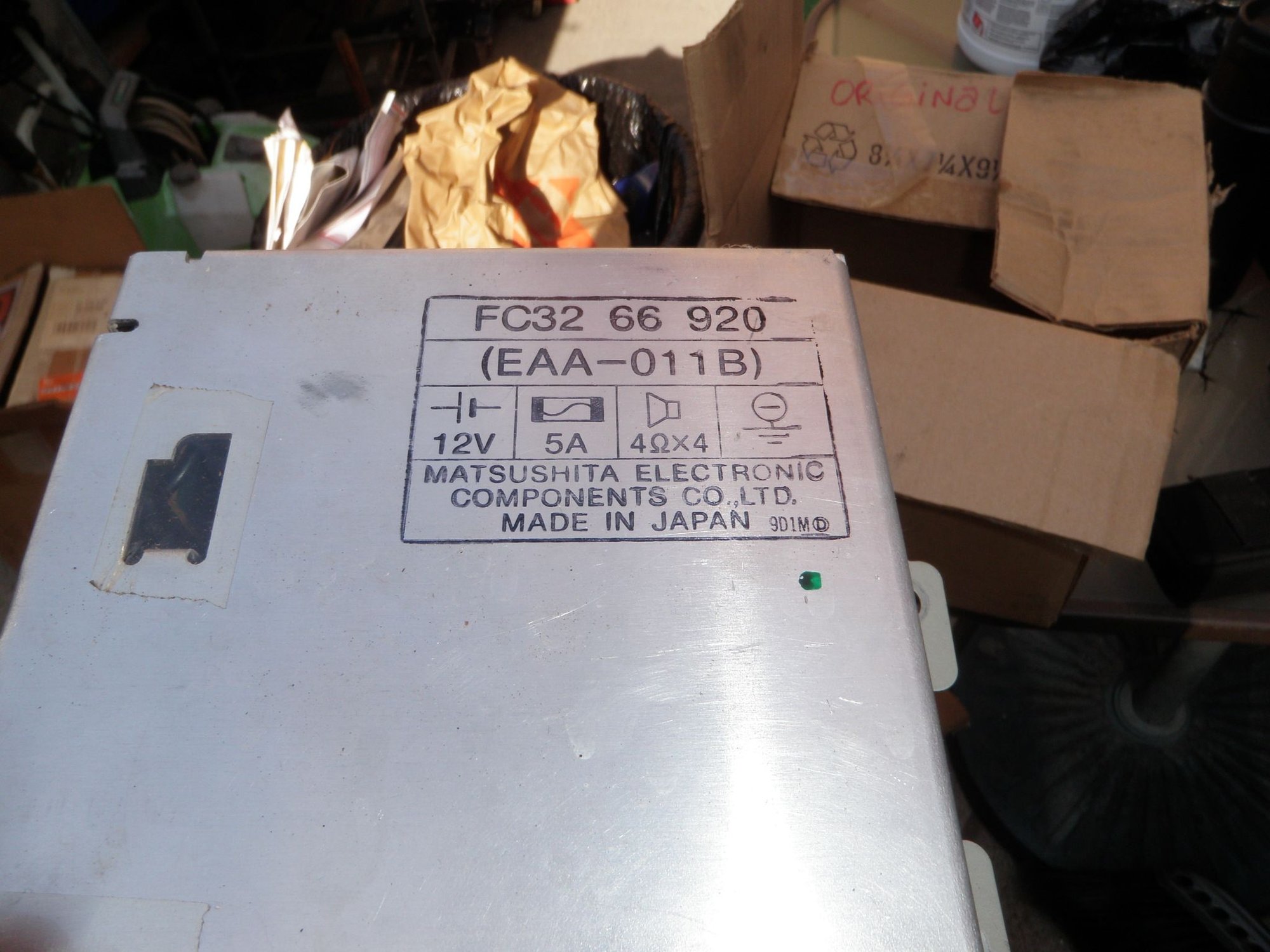 1990 Mazda RX-7 - FC stereo's - Audio Video/Electronics - $50 - Union City, CA 94587, United States