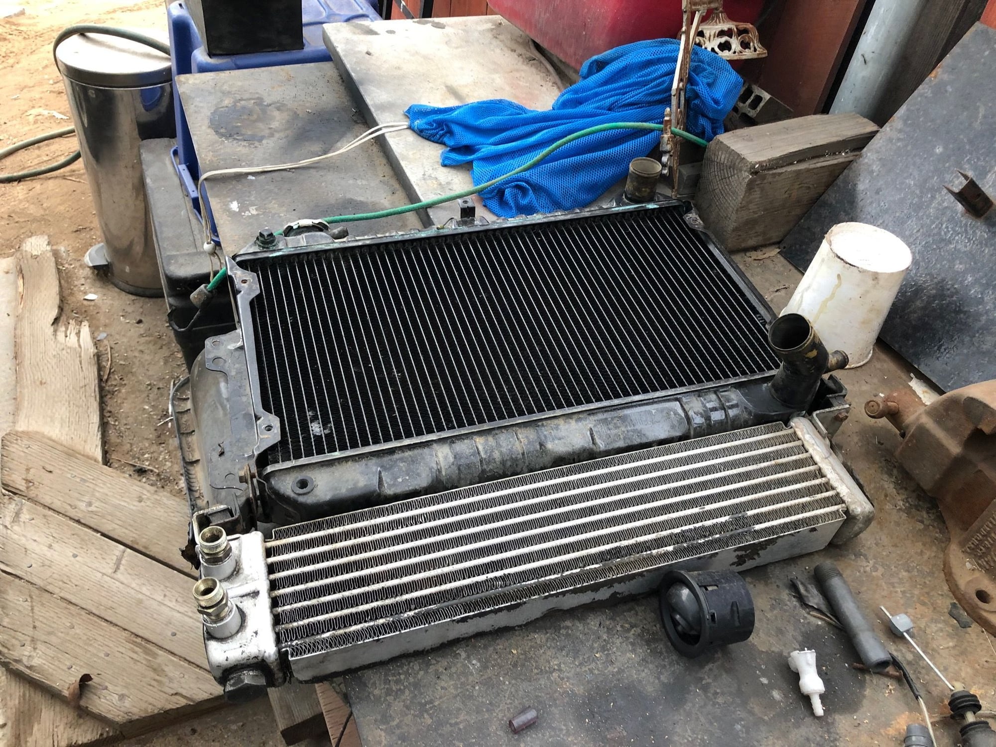 Miscellaneous - Short 3-Row Radiator and Oil Cooler - Used - Cardiff By The Sea (north Of San Diego), CA 92007, United States
