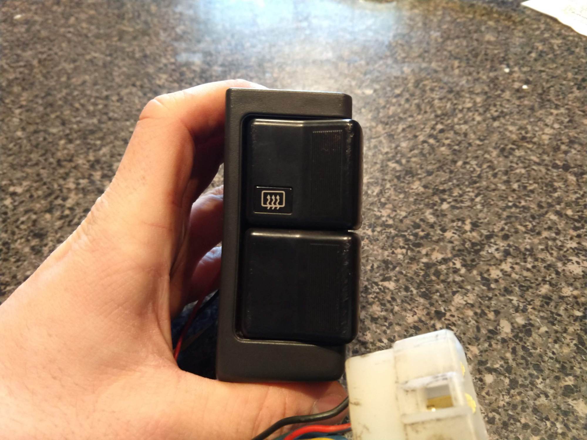 Interior/Upholstery - 84-85 Defroster Switch in Grey - Used - 1984 to 1985 Mazda RX-7 - Auburn, AL 36830, United States