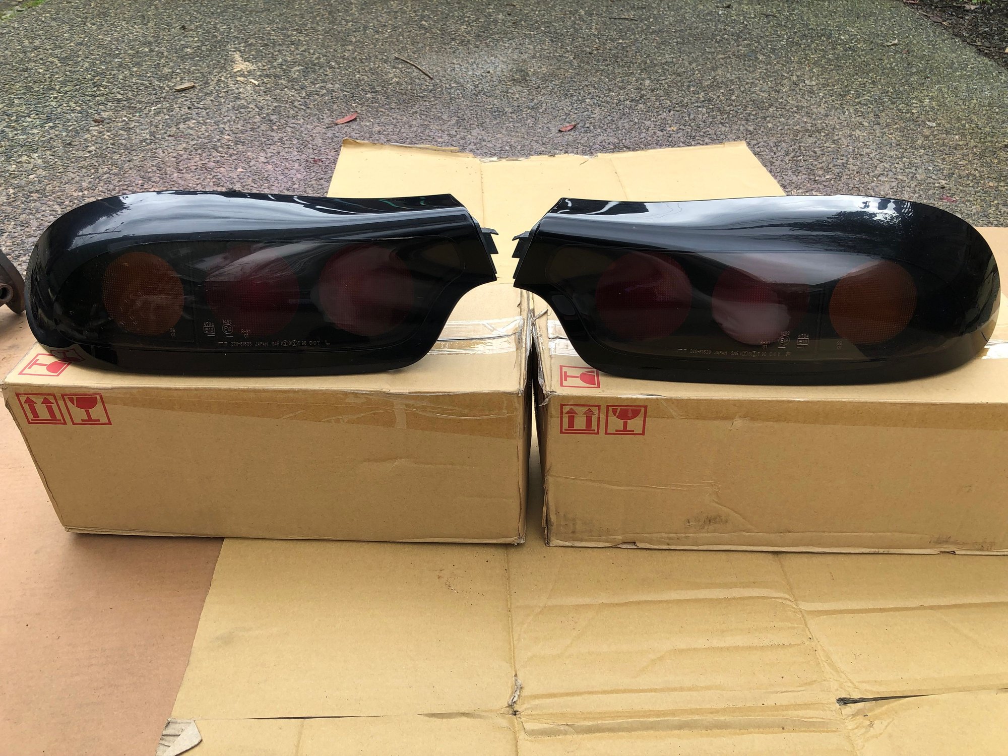 Lights - JDM RX-7 FD3S Genuine Tail lights 99 spec set with Harnesses and LED lights - Used - 1992 to 2002 Mazda RX-7 - Seattle, WA 98122, United States
