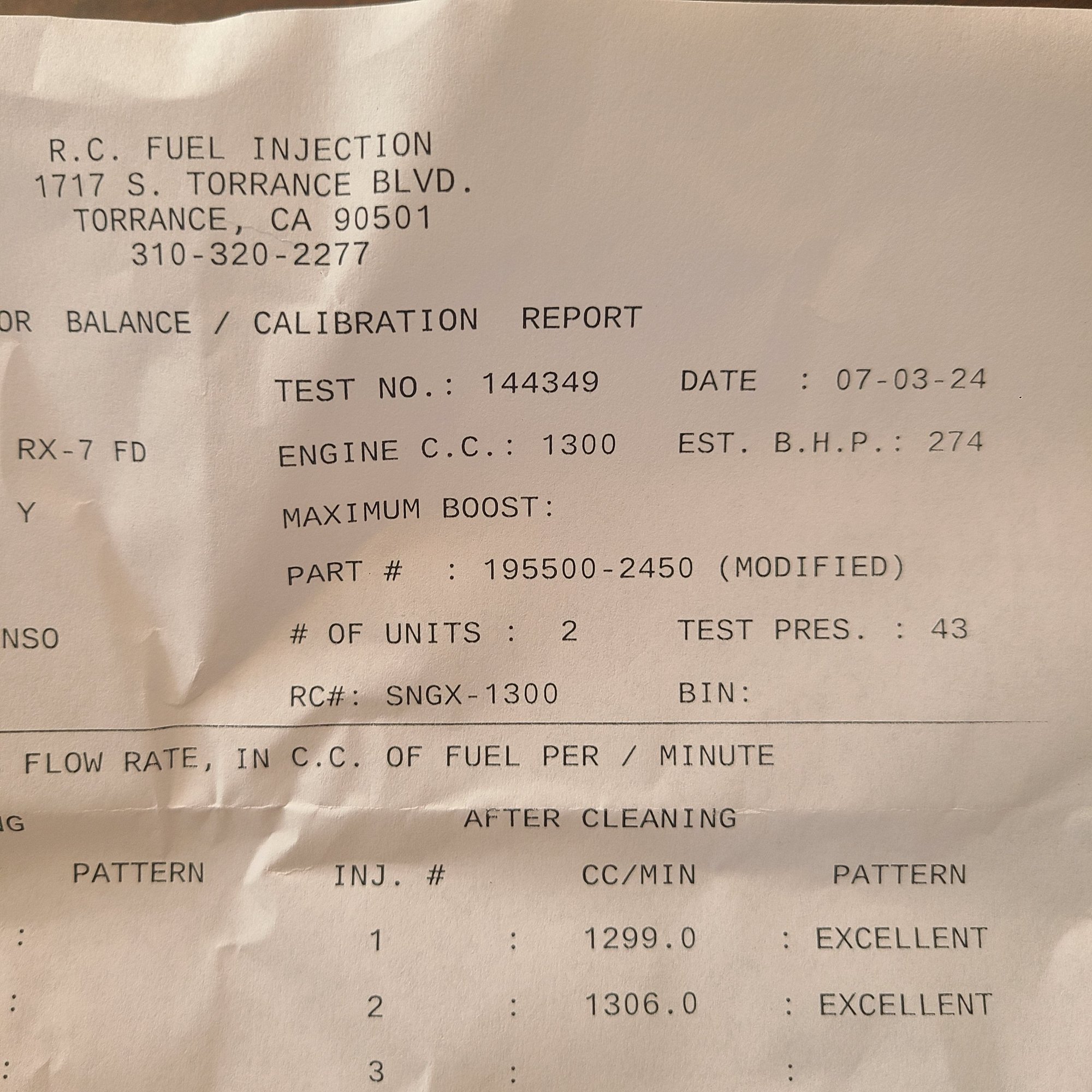 Engine - Intake/Fuel - Fd3s injectors 1300 - New - 1993 to 2002 Mazda RX-7 - Rockaway Park, NY 11694, United States