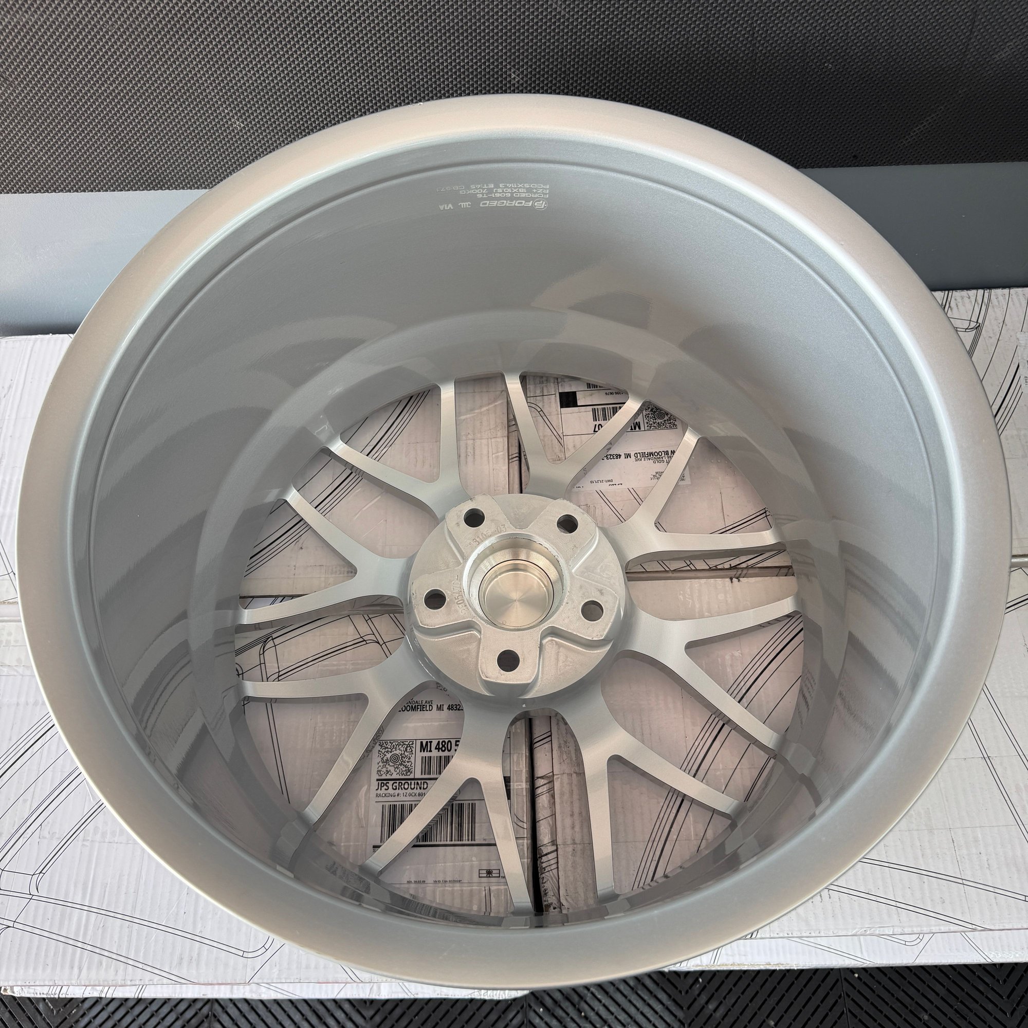 Wheels and Tires/Axles - SakeBomb RZ+ Wheels - 18x9.5/18x10.5 - Gloss Silver - New - 1992 to 2002 Mazda RX-7 - Birmingham, MI 48323, United States