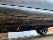 The pinch weld jack spots are all bent in wards and are all rusted. This is my biggest concern of the vehicle. 