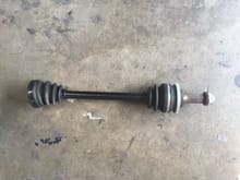 Axle removed from pumpkin