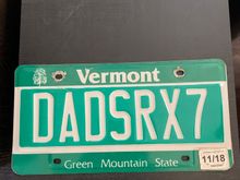Previous owner let me keep his plates. His dad is now passed away and felt like that should stick with the car.