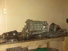 Disassembled Pull-type T-56 Transmission