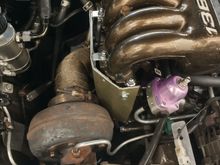 Mica heat shield installed before re-installing the PTP Lava turbo blanket