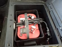 relocated battery