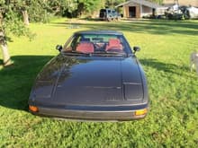 High angled front view 1984 Mazda GS RX7 12A FB All Original