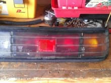 Driver side tail light housing