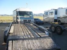 More of the motorhome and the trailer