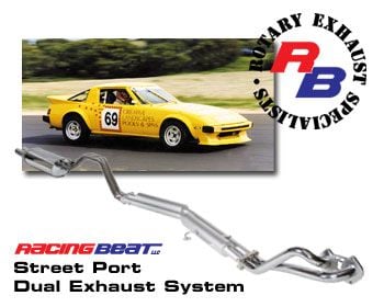 Engine - Exhaust - WTB:  RB Street Port exhaust for '85 12A manual trans, complete or parts - Used - 1979 to 1985 Mazda RX-7 - Los Angeles, CA 90723, United States