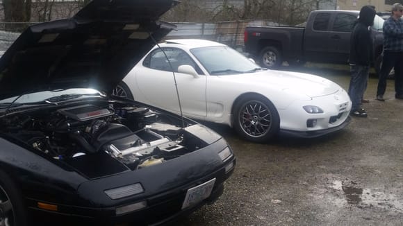 Forum member Derekcat's TII and FD3S Engineering's mint FD with the 99 spec front end