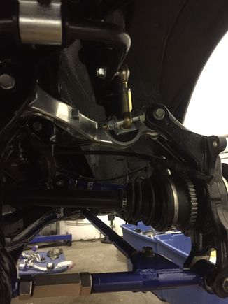 pass side rear end and suspension
