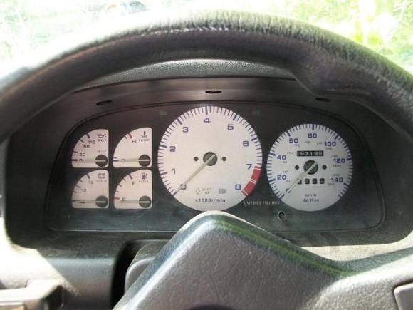 Indiglo gauges