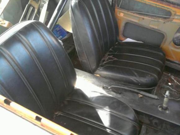 My new-ish seats that just got reupolstered.