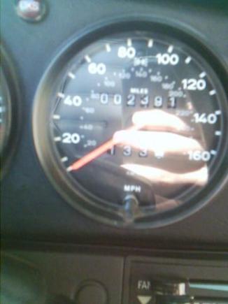 new odometer 2000 miles. old one isn't working and has 45k miles on it.