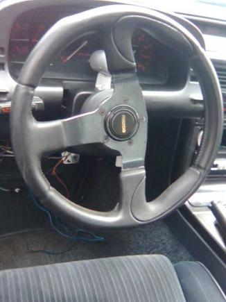 my custom steering wheel