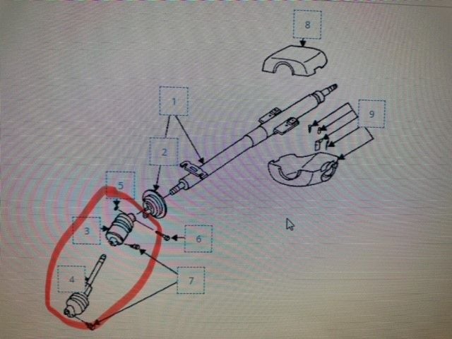Steering/Suspension - FD Steering Shaft - Used - 1993 to 2001 Mazda RX-7 - Bethlehem, PA 18017, United States