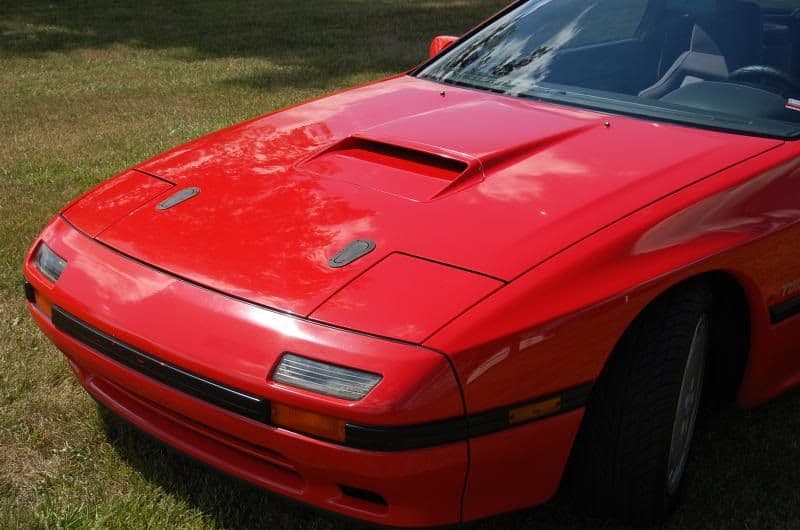 Exterior Body Parts - Beautiful Original Paint: Sunrise Red S4 TII Hood - Used - 1986 to 1988 Mazda RX-7 - Elkmont, AL 35620, United States