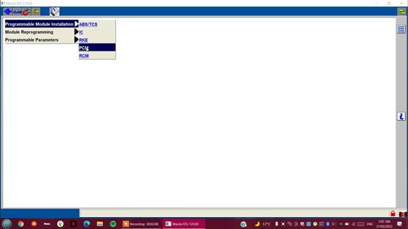 select programable module installation > pcm