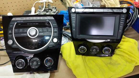 OEM Radio and OEM Nav Screen