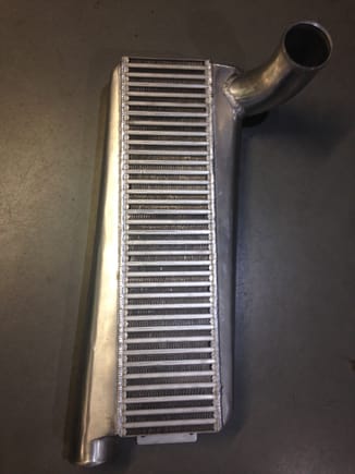 Intercooler welded up and installed