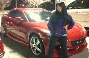 With my car
