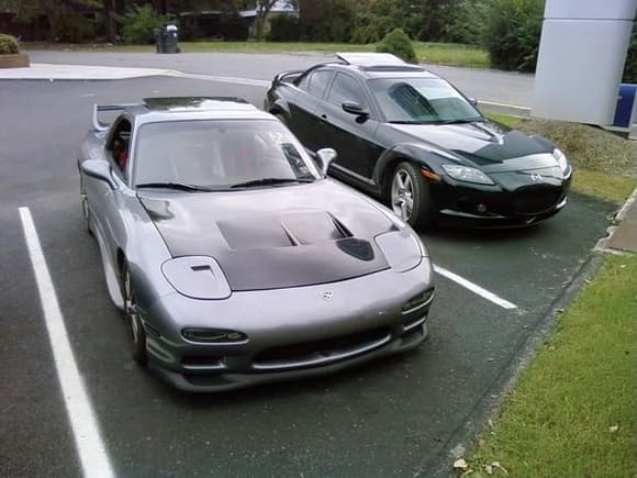 Me and a buddy of mine's Rx7