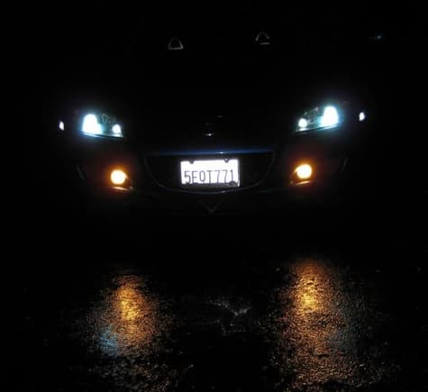 8000K headlights, LED parking lights, clear corners w/leds. Should I have the fogs match the rest of the lights?
