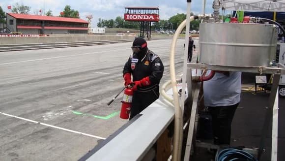 Me over the wall at Mid-Ohio.