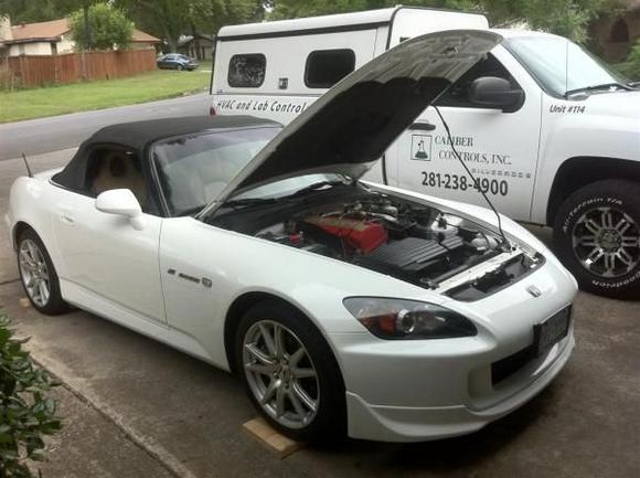 her first oil change, well with me of course