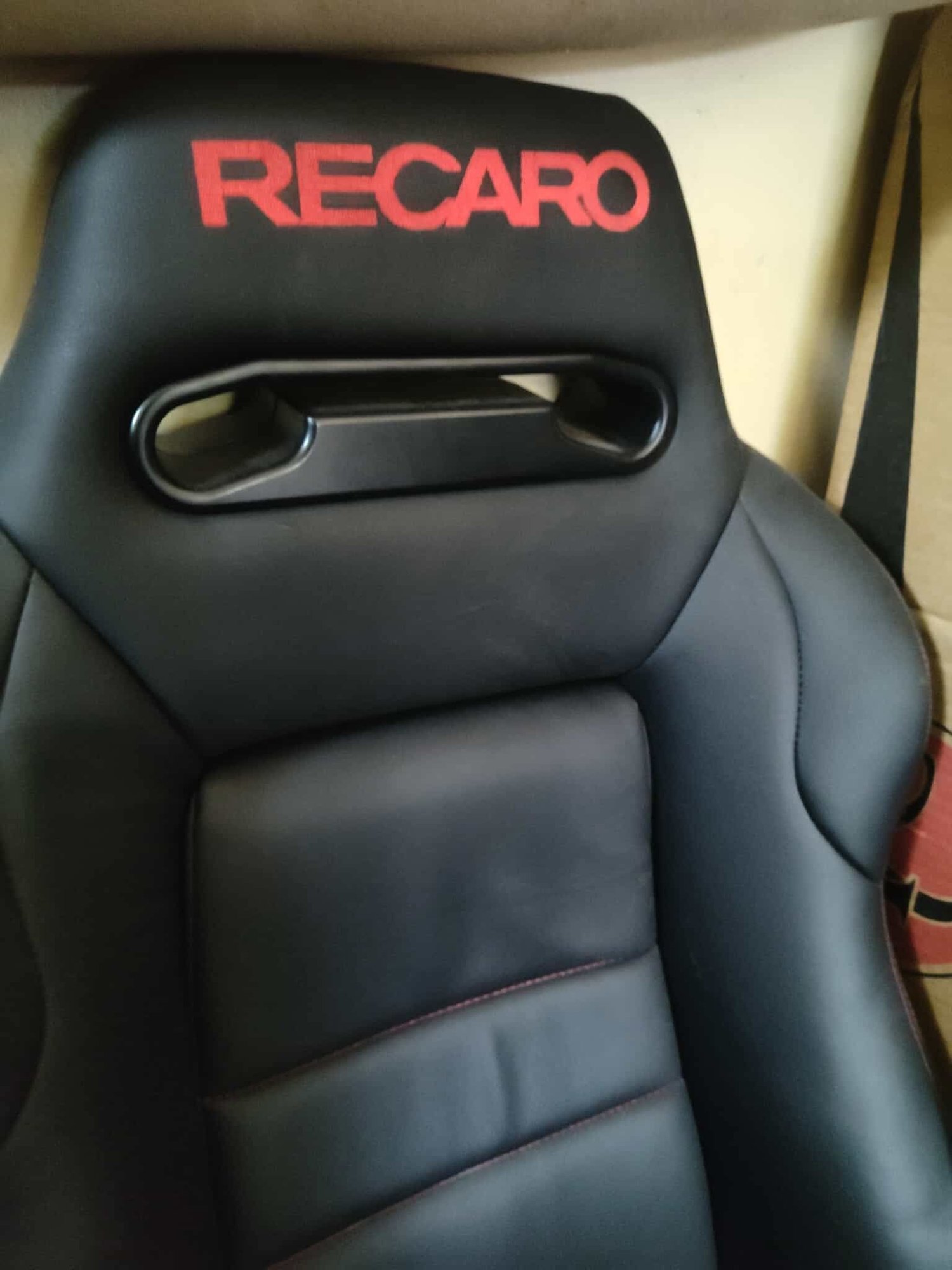 I’m not crazy about the red stitching but the pair of seats in less than the cost of reupholstering 1 of my oe seats