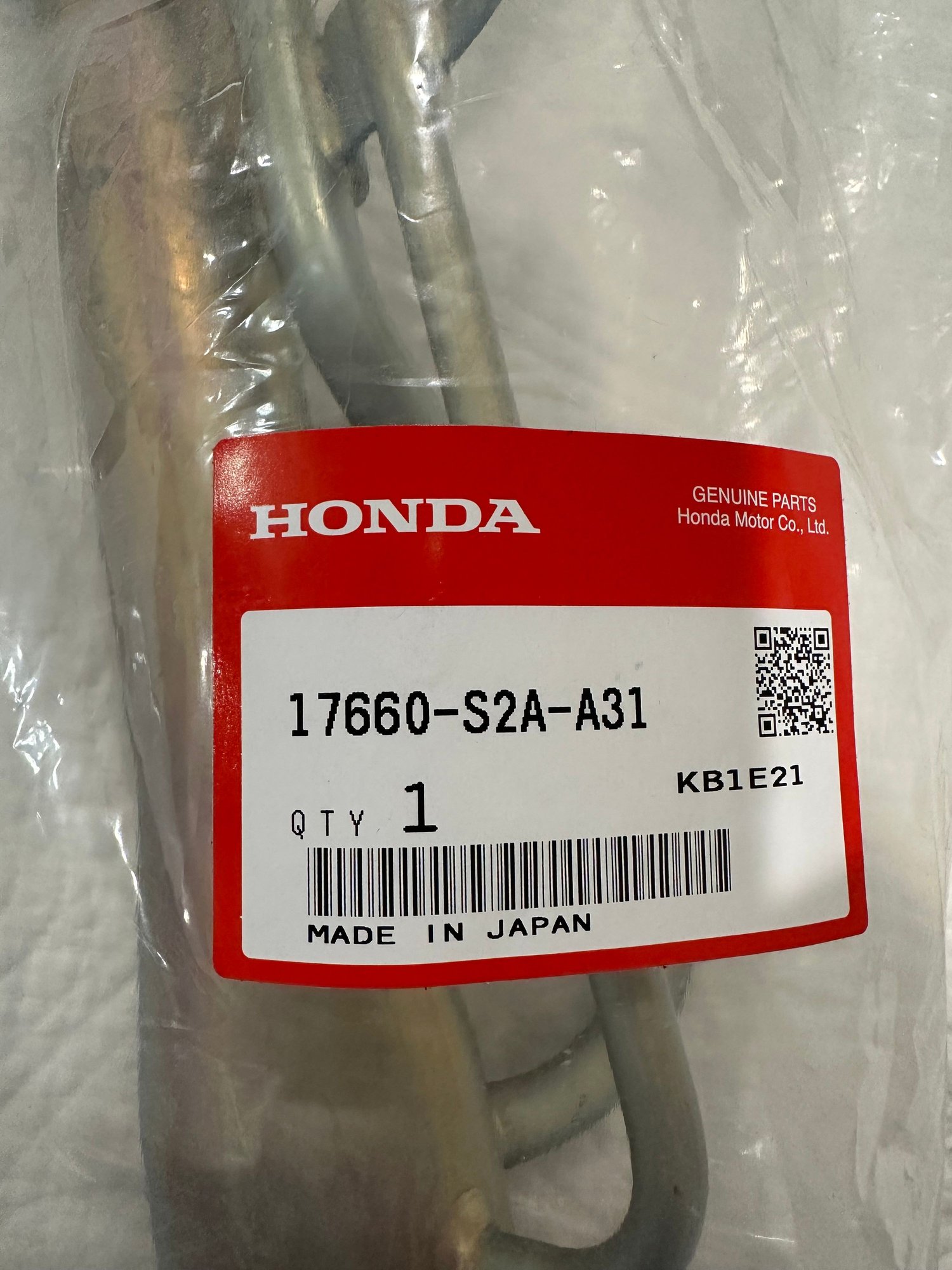 Engine - Intake/Fuel - OEM S2000 fuel filler pipe - New - -1 to 2027  All Models - The Woodlands, TX 77380, United States