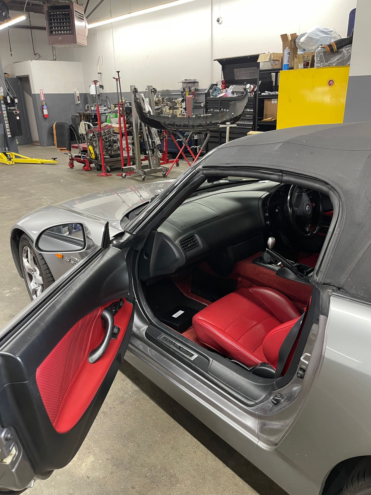 2000 Honda S2000 - 2000 S2000 RHD (Silverstone with Red Interiors) - Used - VIN JHMAP1130YT004792 - 95,500 Miles - 4 cyl - 2WD - Manual - Convertible - Silver - Bay Area, CA 94536, United States