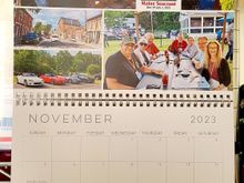 November 2023, Overdrive Adventures wall calendar.