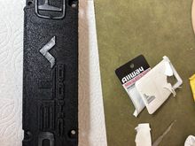 Careful sanding around the letters. 